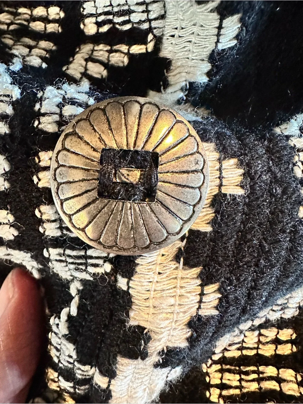 Rate Vintage Duo Designs Handmade Tweed and Faux Suede Jacket